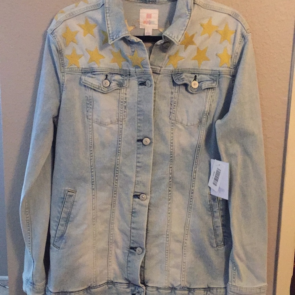 BNWT Lularoe denim Jaxon jacket